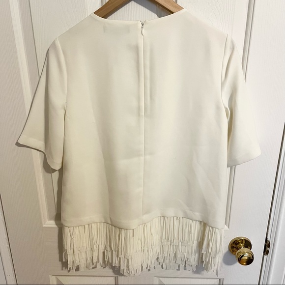 Banana Republic Fringe Blouse Top Size XS - Picture 3 of 3